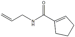 1-Cyclopentene-1-carboxamide,N-2-propenyl-(9CI) Struktur