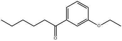 1-Hexanone,1-(3-ethoxyphenyl)-(9CI) Struktur