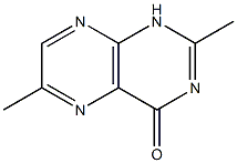 4(3H)-Pteridinone,2,6-dimethyl-(8CI) Struktur