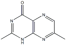 4(1H)-Pteridinone,2,7-dimethyl-(9CI) Struktur