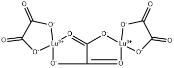 tris[oxalato(2-)]dilutetium  Struktur