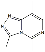 1,2,4-Triazolo[4,3-c]pyrimidine,3,5,8-trimethyl-(9CI) Struktur