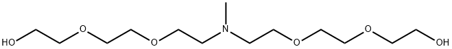 N-Me-N-(PEG2-OH)2 Struktur