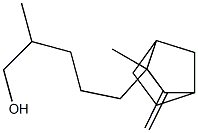 β,2-Dimethyl-3-methylenebicyclo[2.2.1]heptane-2-(1-pentanol) Struktur