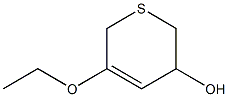 2H-Thiopyran-3-ol,5-ethoxy-3,6-dihydro-(9CI) Struktur