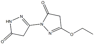 [1,3-Bi-1H-pyrazole]-5,5(4H,4H)-dione,3-ethoxy-(9CI) Struktur