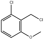 1-chloro-2-(chloromethyl)-3-methoxybenzene Struktur