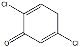 2,5-Cyclohexadien-1-one,2,5-dichloro-(9CI) Struktur