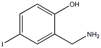 2-(aminomethyl)-4-iodophenol Struktur