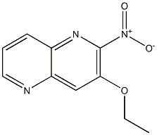 1,5-Naphthyridine,3-ethoxy-2-nitro-(9CI) Struktur