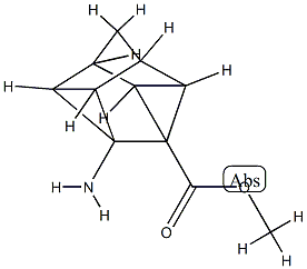 1,2-Methanodicyclopropa[cd,gh]pentalene-2c(1H)-carboxylicacid,2d- Struktur