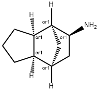 4,7-Methano-1H-inden-5-amine,octahydro-,(3aR,4S,5S,7S,7aR)-rel-(9CI) Struktur