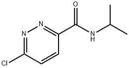 6-chloro-pyridazine-3-carboxylic acid isopropylamine Struktur