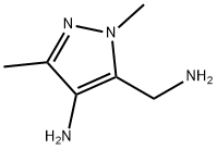 1H-Pyrazole-5-methanamine,4-amino-1,3-dimethyl-(9CI) Struktur