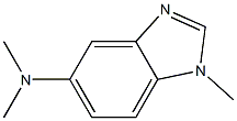 1H-Benzimidazol-5-amine,N,N,1-trimethyl-(9CI) Struktur