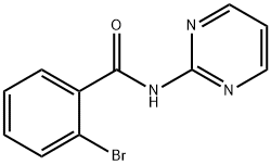 2-bromo-N-pyrimidin-2-ylbenzamide Struktur