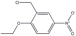 2-(chloromethyl)-1-ethoxy-4-nitrobenzene Struktur