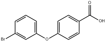 4-(3-bromophenoxy)benzoic acid Struktur