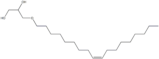 selachyl alcohol Struktur