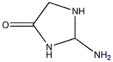 4-Imidazolidinone,2-amino-(9CI) Struktur