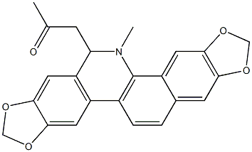 8-acetonyldihydroavicine Struktur