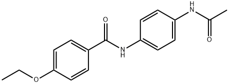 N-[4-(acetylamino)phenyl]-4-ethoxybenzamide Struktur