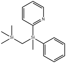 Pyridine,2-[methylphenyl[(trimethylsilyl)methyl]silyl]-(9CI) Struktur