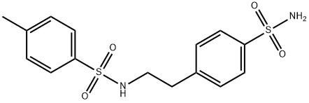 N-{2-[4-(aminosulfonyl)phenyl]ethyl}-4-methylbenzenesulfonamide Struktur