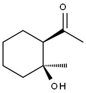 Ethanone, 1-[(1R,2S)-2-hydroxy-2-methylcyclohexyl]-, rel- (9CI) Struktur