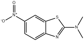 2-Benzothiazolamine,N,N-dimethyl-6-nitro-(9CI) Struktur