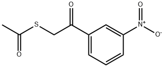 2-ACETYLTHIO-3'-NITROACETOPHENONE  97 Struktur