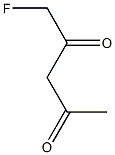 2,4-Pentanedione, 1-fluoro- (6CI,7CI,8CI,9CI) Struktur