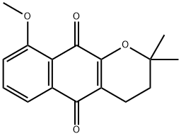 9-Methoxy-alpha-lapachone Struktur