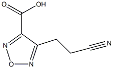 1,2,5-Oxadiazole-3-carboxylicacid,4-(2-cyanoethyl)-(9CI) Struktur