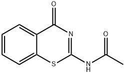 N-(4-oxo-3,4-dihydro-2H-1,3-benzothiazin-2-ylidene)acetamide Struktur