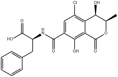 4-hydroxyochratoxin A Struktur