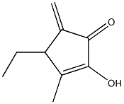 2-Cyclopenten-1-one,4-ethyl-2-hydroxy-3-methyl-5-methylene-(9CI) Struktur