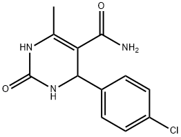 5-Pyrimidinecarboxamide,4-(4-chlorophenyl)-1,2,3,4-tetrahydro-6-methyl-2-oxo-(9CI) Struktur