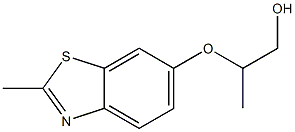 1-Propanol,2-[(2-methyl-6-benzothiazolyl)oxy]-(9CI) Struktur