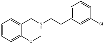 2-(3-chlorophenyl)-N-(2-methoxybenzyl)ethanamine Struktur