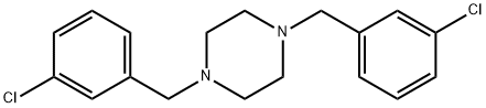 1,4-bis(3-chlorobenzyl)piperazine Struktur