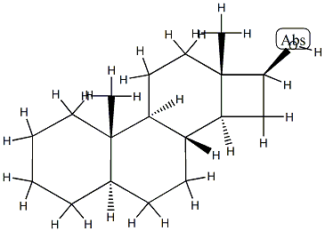 D-Nor-5α-androstan-16β-ol Struktur