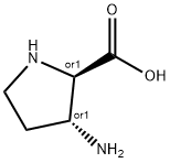 D-Proline, 3-amino-, (3R)-rel- (9CI) Struktur