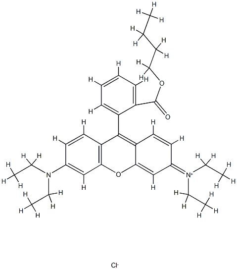 BUTYL RHODAMINE B Struktur