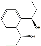 1,2-Benzenedimethanol,-alpha-,-alpha--diethyl-,(-alpha-R,-alpha-R)-(9CI) Struktur