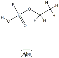 Fluoridophosphoric acid O-ethyl O-potassium salt Struktur