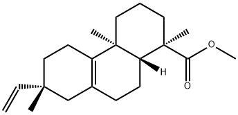 (1R)-7β-Ethenyl-1,2,3,4,4a,5,6,7,8,9,10,10aα-dodecahydro-1,4aβ,7-trimethyl-1α-phenanthrenecarboxylic acid methyl ester Struktur