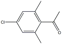 1-(4-chloro-2,6-dimethylphenyl)ethanone Struktur