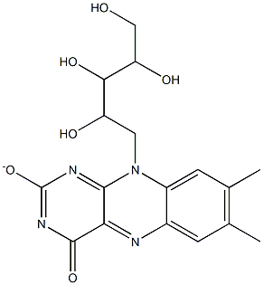 flavin semiquinone Struktur