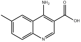 3-Quinolinecarboxylicacid,4-amino-6-methyl-(9CI) Struktur